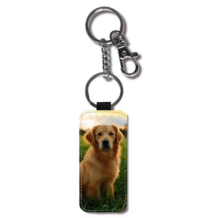 Hund Golden Retriever Nyckelring