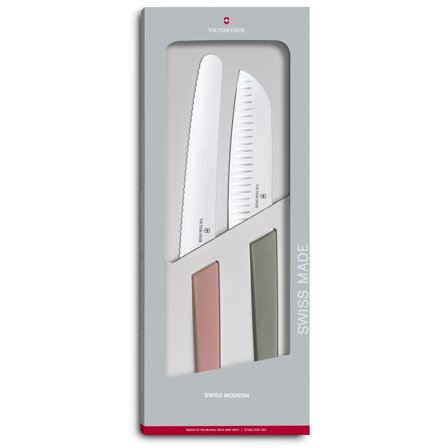 Victorinox Swiss Modern santoku- och brödkniv | Matlagning > Köksknivar > Knivset | Bagaren och Kocken