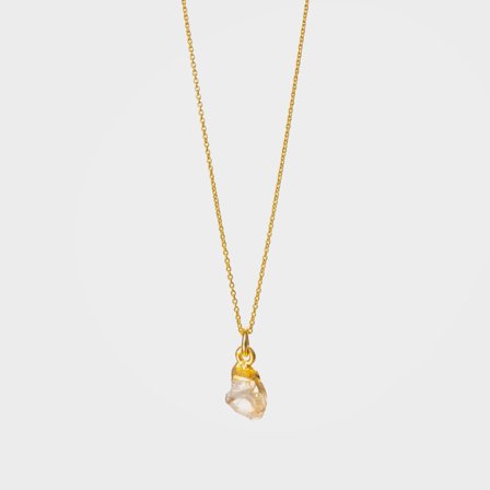 Natural Raw Citrine Pendant Necklace, Sustainable Handmade Jewellery, Pendant Only