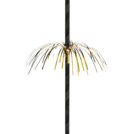 Papperssugrör med Fransar Guld