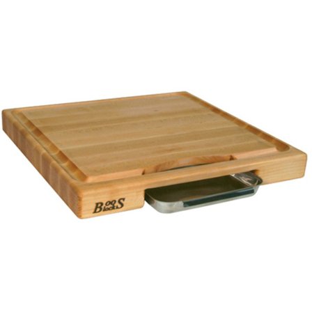 Boosblocks Skjærebrett med renne 46 cm x 46 cm x 6 cm' - 'Tre