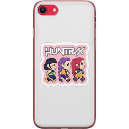 Yhteensopiva Puhelinkuori Apple iPhone 8 Kpop Demon Hunters Huntrix Chibi Trio Söpö Idol Kuvamainen Tyyli Hauskaa