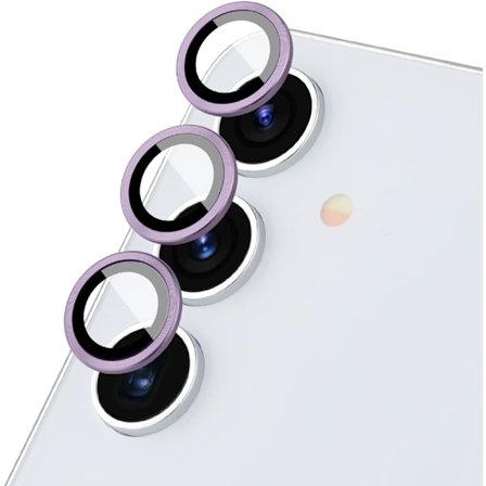 Burgundy Samsung S24+ Plus kameralinsedeksel