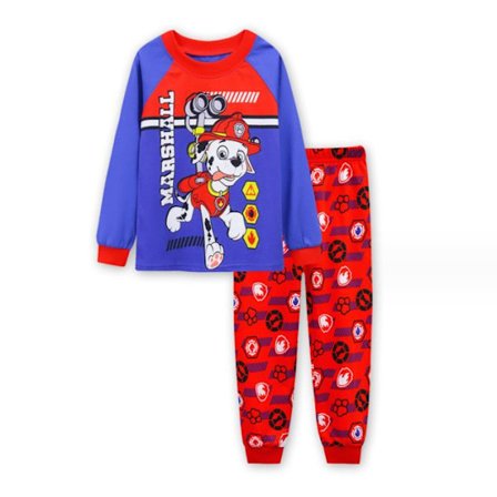 PAW Patrol Pyjamas Set Barn långärmade byxor Set Sovkläder röd