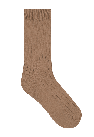 BleuForêt Ullsocka i merinoull med bomull på insidan Strumpor Herr Beige 43/46