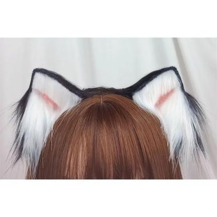Gull rød ulv rev animasjon dyr ører best KC hale ulv ører katt øre pannebånd tilpasset COSPLAY 1