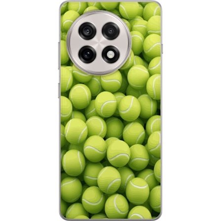 Kompatibel Mobilcover til OnePlus OnePlus 13R Mønster af grønne tennisbolde i høj detalje, sporty motiv med gentagende tekstur og stærke farver fo