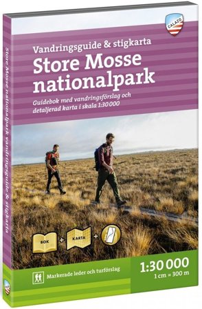 Calazo Store Mosse nationalpark – vandringsguide och stigkarta 1:30 000