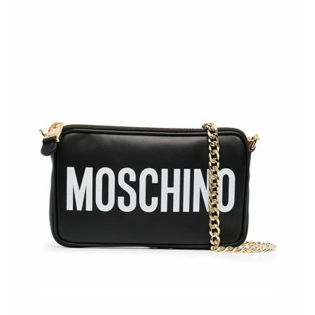Moschino, Cross Body Bags Zwart, Dames, Maat:ONE Size