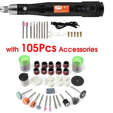 USB Mini Elektrisk Grinder Borr Gravering Carving Pen Verktyg 161ST med borr