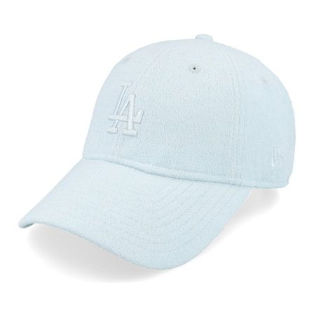 New Era - Azul adjustable Gorra - Los Angeles Dodgers Womens Towelling 9TWENTY Pale Blue/Pale Blue Adjustable @ Hatstore