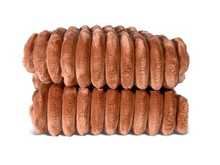 Pläd Esther ljusbrun Sagaform - Lyreco - Profilsortiment - Säsong - Julprodukter