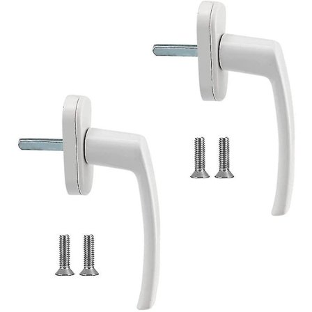 Window Handles 2 Piece Aluminum Alloy Window Handle Solid Aluminum Handle