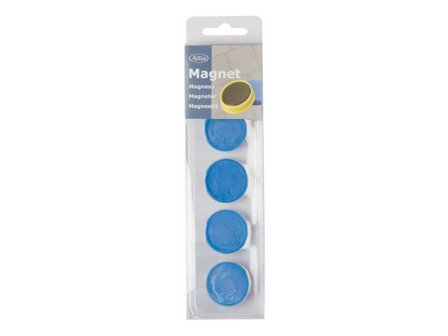 Magnetknappar 30 mm blå 5/fp - Lyreco - Kontorsmöbler och inredning - Whiteboardtavlor och tillbehör - Magneter