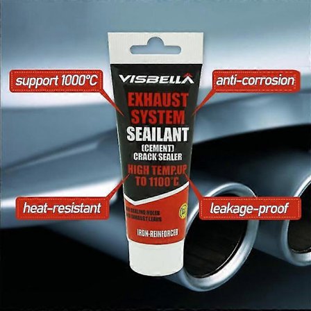Avgasrörspasta Reparationskit Hög Temperatur Upp Till 1100c Cement Sprickförsegling Avgasrör Ljuddämpare Lim Tätningsmedel|fyllmedel, Lim
