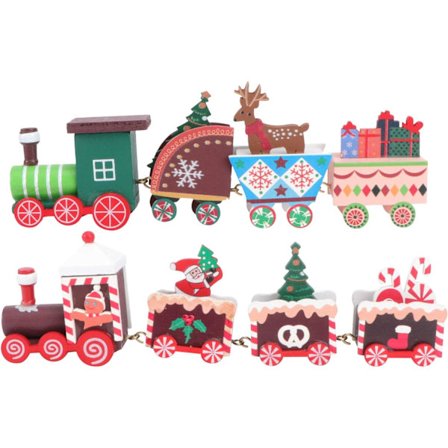 2 stk. juletrepynt i tre med reinsdyrfigur