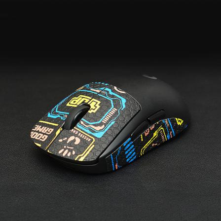 Mouse Grip Tejp Skridsko Handgjord Klistermärke Halkfri Lizard Skin Suc