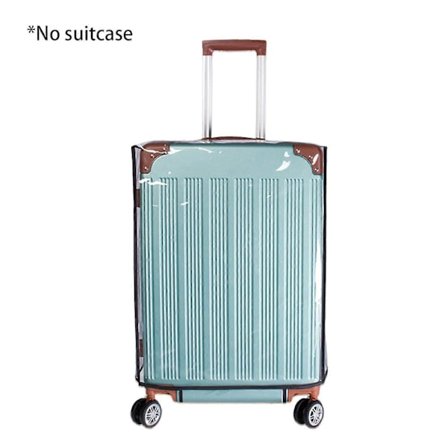 Rejse Bagage Cover Ridsefast PVC Transparent etui cover til trolley kuffert