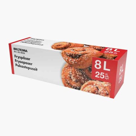 Fryspåsar 8 liter 25-pack - Biltema
