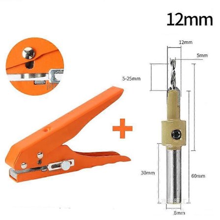 8-15mm Håndholdt Cirkel Rund Enkelt Hul Papirhul