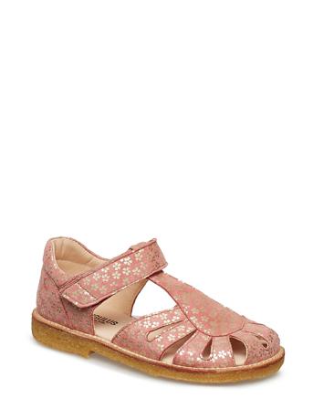 Sandals - Flat - Closed Toe - Shoes Summer Shoes Sandals Vaaleanpunainen ANGULUS