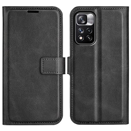 Lompakko Nahkakotelo For Xiaomi Redmi Note 11 Pro 5G / 11 Pro Plus 5g - Musta