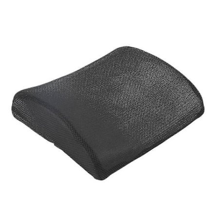 Memory Foam Sæde Stol Lændestøtte Pude til Kontor Hjem Bil Sort