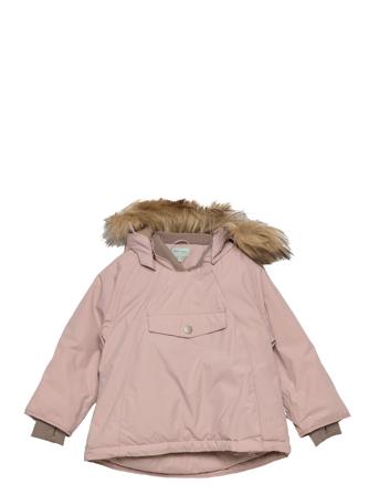Wang Winter Jacket Fake Fur Outerwear Shell Clothing Shell Jacket Vaaleanpunainen Mini A Ture