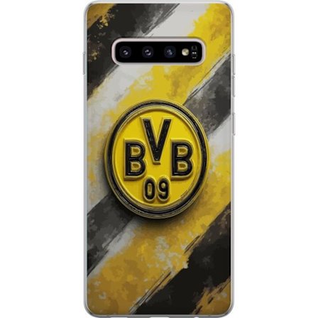 Kompatibel Mobilcover til Samsung Samsung Galaxy S10+ Farverigt abstrakt puslespillsmønster, der symboliserer fællesskab, mangfoldighed og kreativit