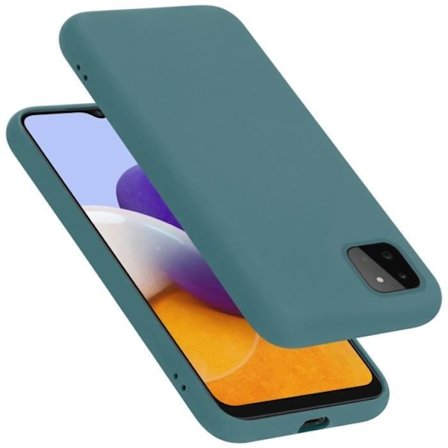 Fodral till Samsung Galaxy A22 5G Skal i LIQUID GREEN Fodral Skydd i silikon TPU mobiltelefon