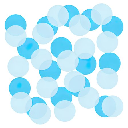 Konfetti The Big Reveal Vaaleansininen