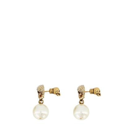 Alexander McQueen Earrings Gul, Dame Øreringe, Størrelse: ONE Size