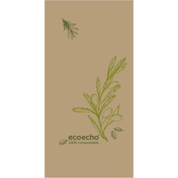 SERVIETT 3-LAG VEGGIES 40X40CM