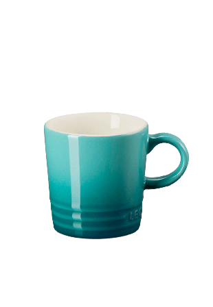 Le Creuset Signature stengods espressokopp 100ml Bleu Riviera Glas Blå ONESIZE