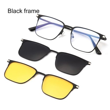 3 in 1 -lasisetti Anti-Blue Light Set MUSTA KEHYS MUSTA