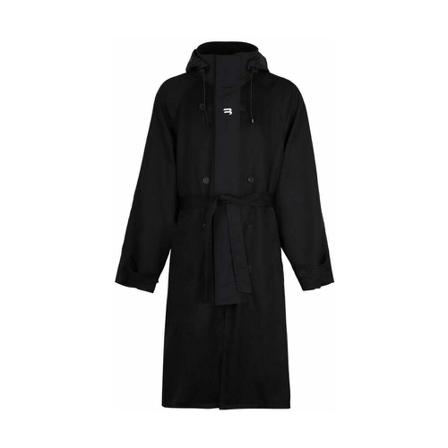 Balenciaga Belted Coats Sort, Herre Frakker