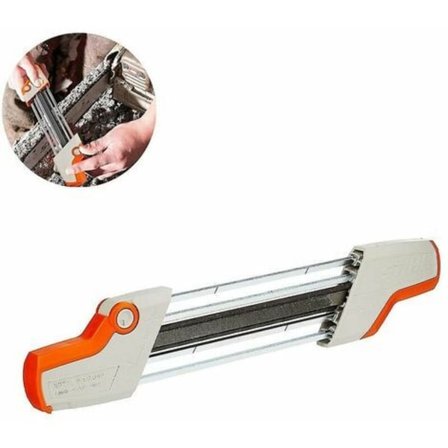 Kjede-sliper kompatibel med Stihl 3/8P motorsagkjede for Stihl 2 i 1 Easy File 4.0mm -