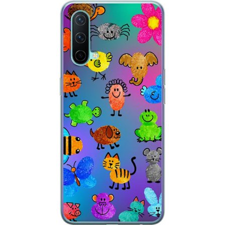 Yhteensopiva Puhelinkuori OnePlus Nord CE 5G Little Scribble Friends