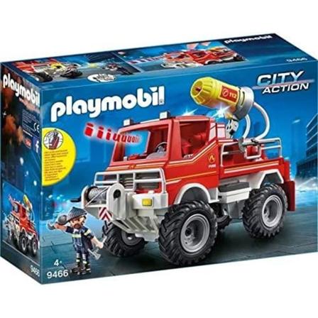 Playmobil - City Action - Brandjeep Med Vattenlans 9466 Mix Color