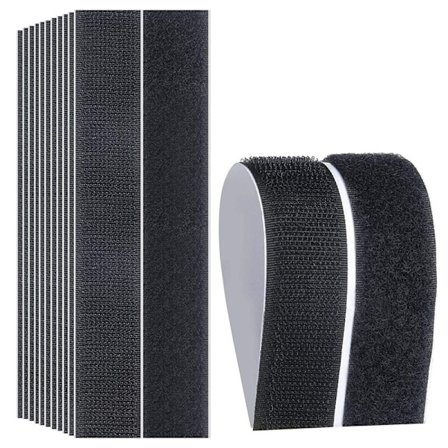 Självhäftande Kardborreband 50 Par - Starka Självhäftande Remmar för Sängkläder, Sofföverdrag, Gardiner