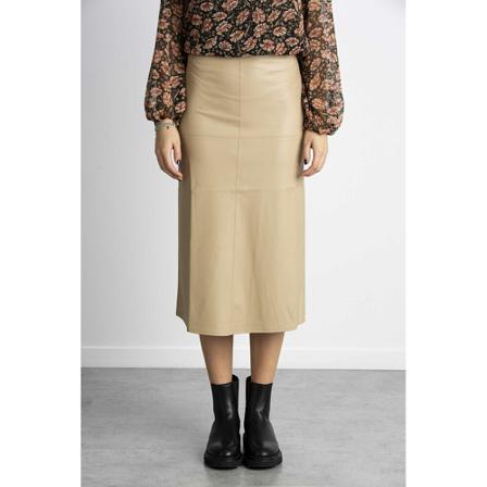 Max Mara, Leather Skirts Beżowy, Kobieta, Rozmiar: M