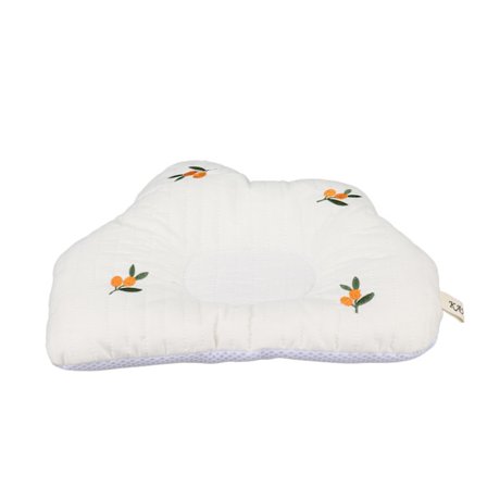 Tegneserie Skyformet Baby Pude Blød Åndbar PP Bomuld Sød Nyfødt Spædbarn Sovende Pude