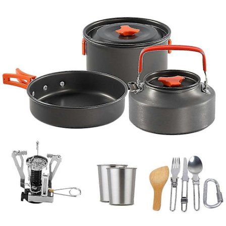 Stormkøkken med kaffepande og brænder