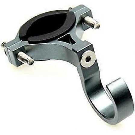 Grå aluminium elscooter krok, Xiaomi metall främre krok, väska och hjälmkrok, multifunktionell krok för scooter tillbehör (LGL)