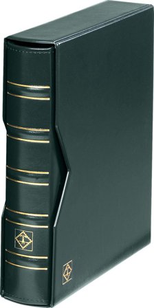 Leuchtturm OPTIMA Classic ringbind og kassette - Grøn