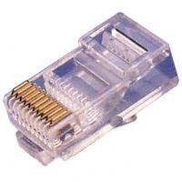 OEM TP-Stecker TP,ungeschirmt,RJ-45, 100-Pack, für Flachkabel