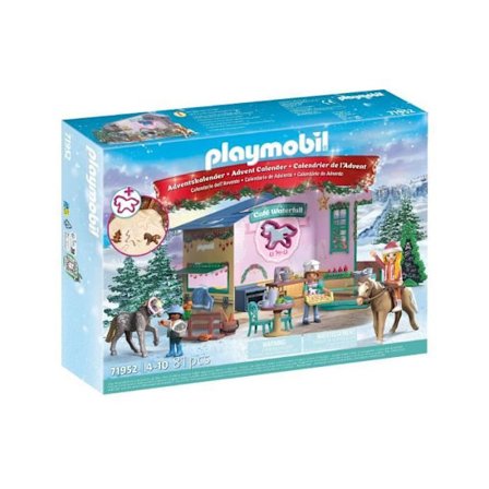 Playmobil 71952 Julbakningsadventskalender, Adventskalendrar, Vattenfallets hästar, 81 delar, Från 4 år