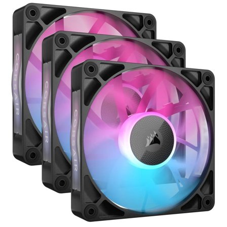 Corsair RX RGB Series, iCUE LINK RX120 RGB, 120mm Fan, Triple Pack