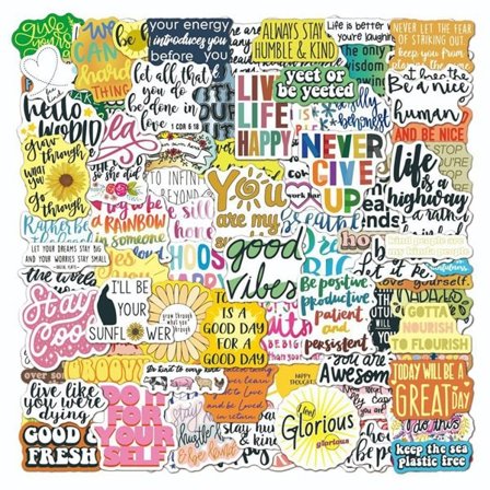 Klistremerker med positiv energi 100-pakning