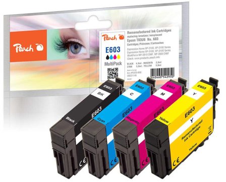 PEACH Patrone Epson Nr.603, PEA, Multi-Pack, T03U6, REM, FW